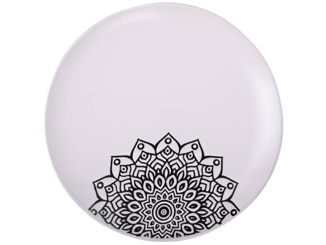 Тарілка Limited Edition Kora 20.5 см Десертна Біла (JH2068-2) - Фото 1