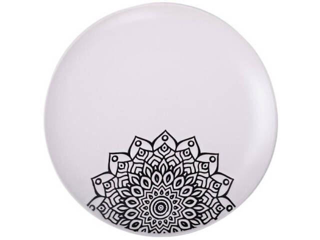 Тарілка Limited Edition Kora 20.5 см Десертна Біла (JH2068-2) - Фото 1