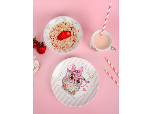 Тарілка Limited Edition Owl 18 см Обідня (YF6031-1) - Фото 4