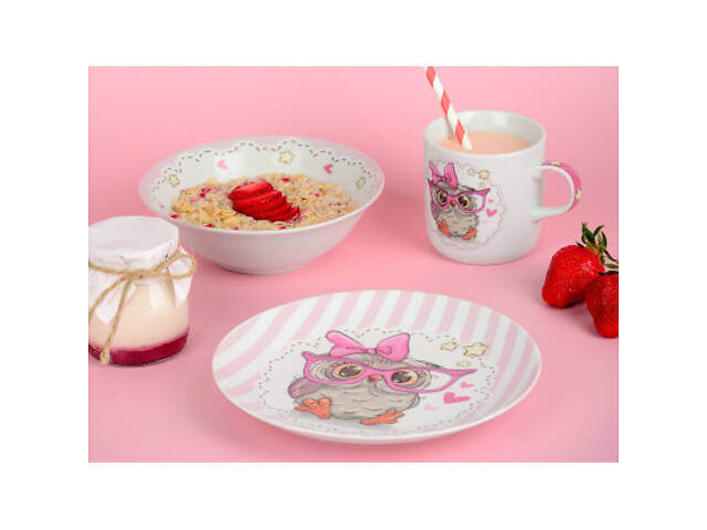 Тарелка Limited Edition Owl 18 см Обідня (YF6031-1) - Фото 3