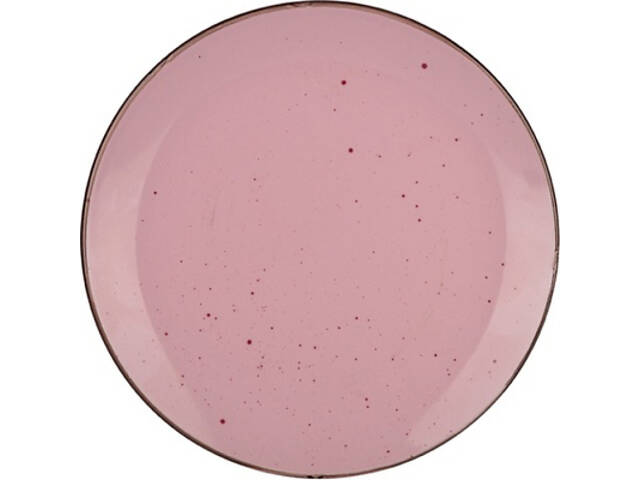 Тарілка Limited Edition Terra 20 см Десертна Рожева (YF6007-2) - Фото 1