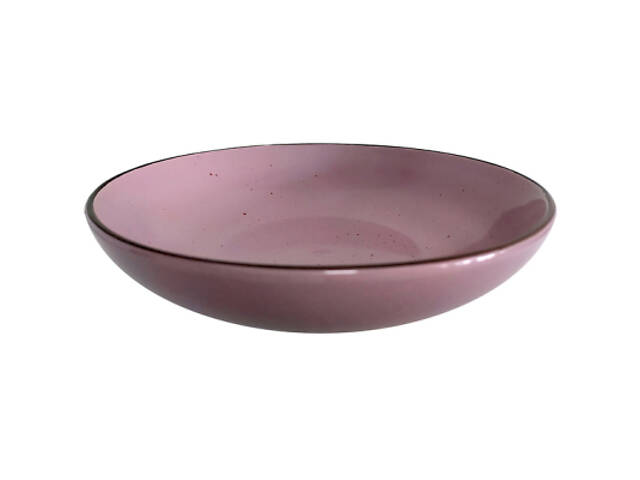 Тарілка Limited Edition Terra 20 см Супова Рожева (YF6007-5) - Фото 2