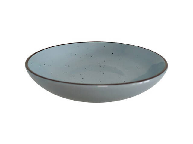 Тарілка Limited Edition Terra 20 см Супова Блакитна (YF6002-5) - Фото 2