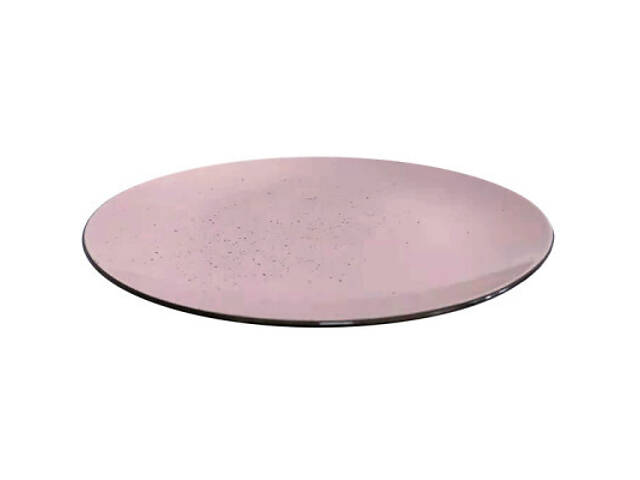 Тарелка Limited Edition Terra 26.7см Обідня Рожева (YF6007-1) - Фото 2