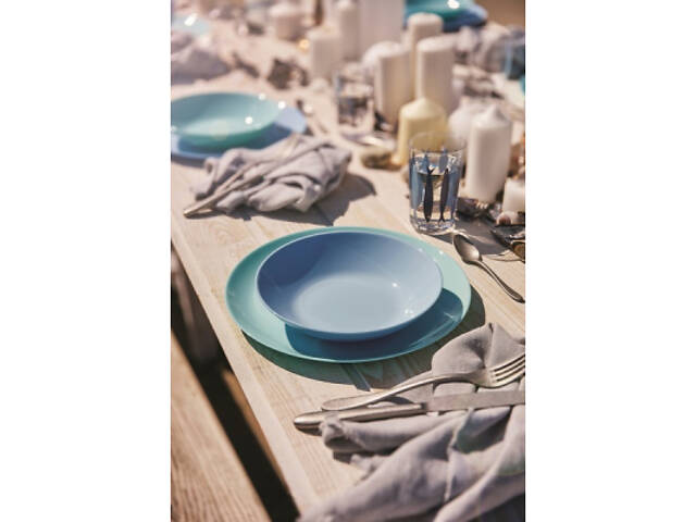 Тарілка Luminarc Diwali Light Turquoise 20 см супова (P2019) - Фото 5