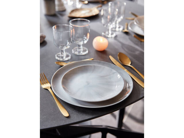 Тарелка Luminarc Diwali Marble Granit 25 см обідня (P9908) - Фото 6