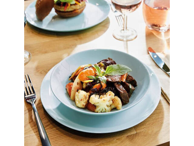 Тарелка Luminarc Diwali Paradise Blue 25 см Обідня (V5720) - Фото 4