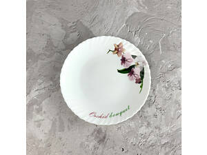 Тарелка подставная Vittora Wave Букет орхидеи VT-220O 22 см