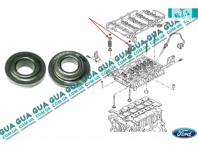 Тарелка пружины клапана 1146954 Ford / ФОРД TRANSIT 2000-2006 / ТРАНЗИТ 00-06, Ford / ФОРД TRANSIT 2006- / ТРАНЗИТ 06-