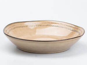 Тарілка піала 500 мл супниця керамічна 22.5 см