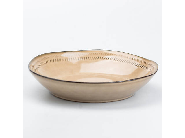 Тарелка пиала 500 мл супница глубокая керамическая 22.5 см - Фото 1