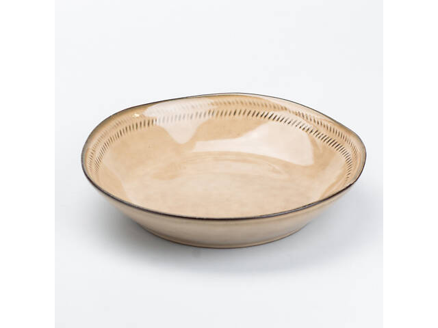 Тарелка пиала 500 мл супница глубокая керамическая 22.5 см - Фото 4