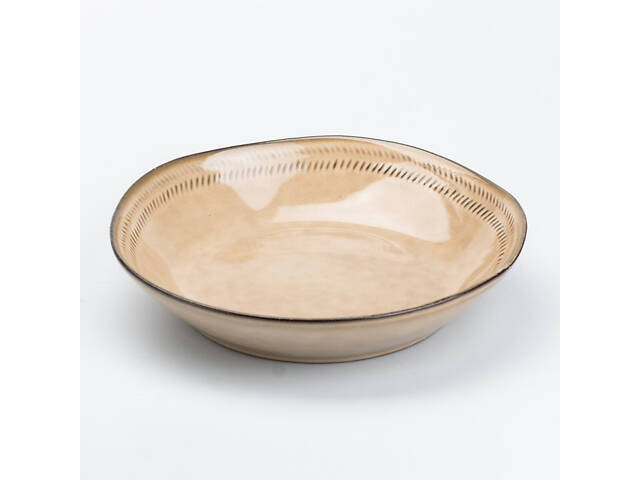 Тарелка пиала 500 мл супница глубокая керамическая 22.5 см - Фото 5