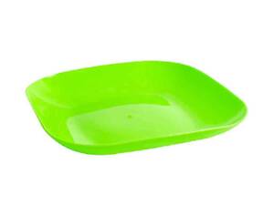 Тарелка плоская (250*250*2,5мм) салатовая ТМ КОНСЕНСУС