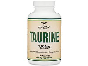 Таурин Double Wood Supplements L-Taurine 500 mg 180 Caps