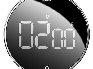 Таймер Baseus Heyo rotation countdown timer с цифровым LED дисплеем и магнитной основой (ACDJS-01)