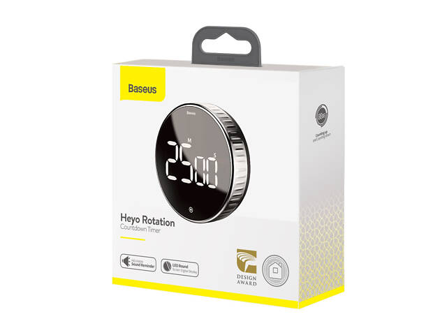 Таймер Baseus Heyo rotation countdown timer с цифровым LED дисплеем и магнитной основой (ACDJS-01) - Фото 8