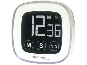 Кухонный таймер Technoline KT400 Magnetic Touchscreen White (KT400)