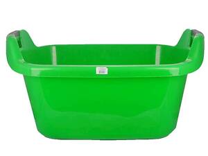 Таз об. 65л овал с ручками зеленый ТМ КОНСЕНСУС