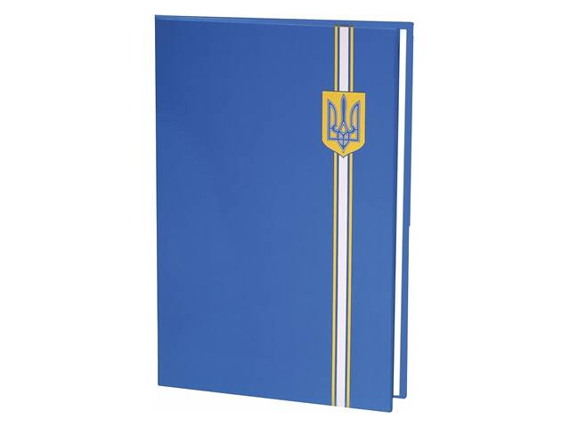 Тека папка А4 жовто-блакитна з тризубом - Фото 2