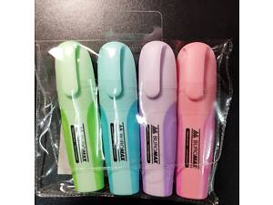Текст-маркеры Buromax PASTEL набор 4шт #BM.8905-94. Новый!