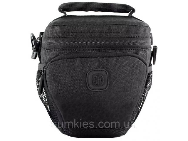 Текстильна фотосумка, барсетка для фотокамери Continent чорна - Фото 3