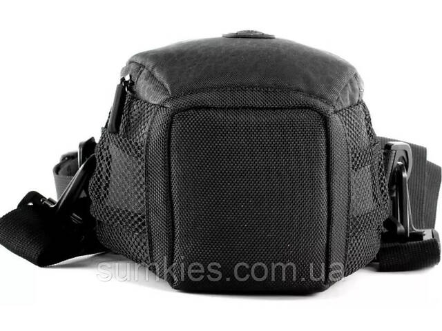 Текстильна фотосумка, барсетка для фотокамери Continent чорна - Фото 7