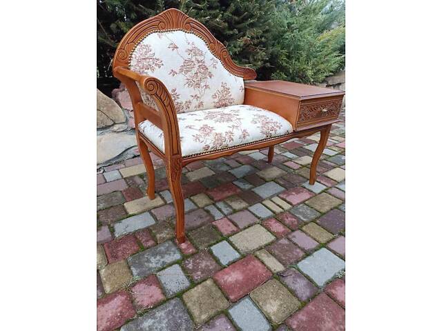 Телефонниця. НОВА !!! Бароко. Італія ?? Каркас буковий. ? Шир. 95 см., глиб. 45 см, вис. 82 см., вис. сидіння 43 см. ? 295 € - Фото 2