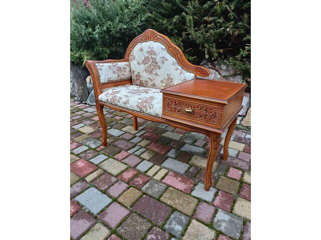 Телефонниця. НОВА !!! Бароко. Італія ?? Каркас буковий. ? Шир. 95 см., глиб. 45 см, вис. 82 см., вис. сидіння 43 см. ? 295 € - Фото 9