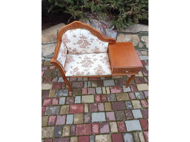 Телефонниця. НОВА !!! Бароко. Італія ?? Каркас буковий. ? Шир. 95 см., глиб. 45 см, вис. 82 см., вис. сидіння 43 см. ? 295 € - Фото 6