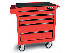 Візок для інструменту TOPTUL 5 секцій (червона) TCAA0502
