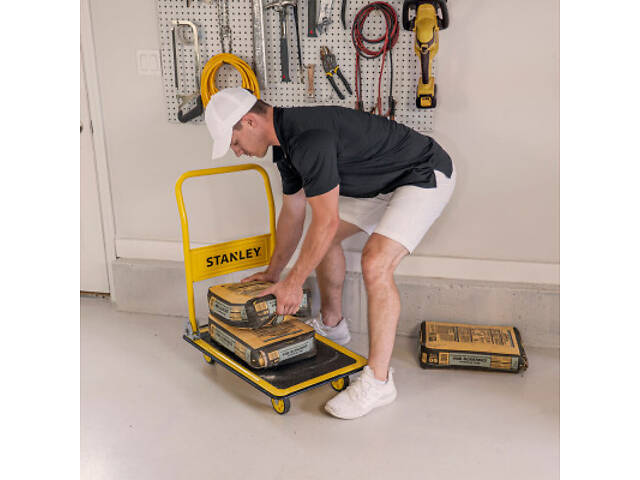 Візок вантажний Stanley платформенний, антиковзка поверхня, платформа 73,5x47см, до 150кг (SXWT-PC527) - Фото 4