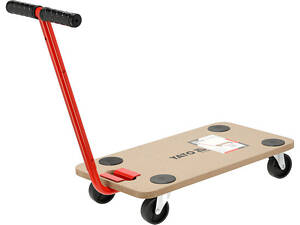 Тележка платформа 575х300х18 мм ручка до 200 кг YATO YT-37422