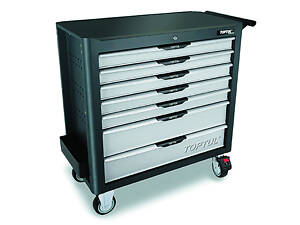 Інструментальна візок професійна TOPTUL 7 секцій JUMBO NEW PRO-LINE (сіра) TCBK0703