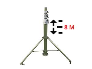 Телескопічна щогла (8 метрів) для Alientech, Avenger, РЕБ