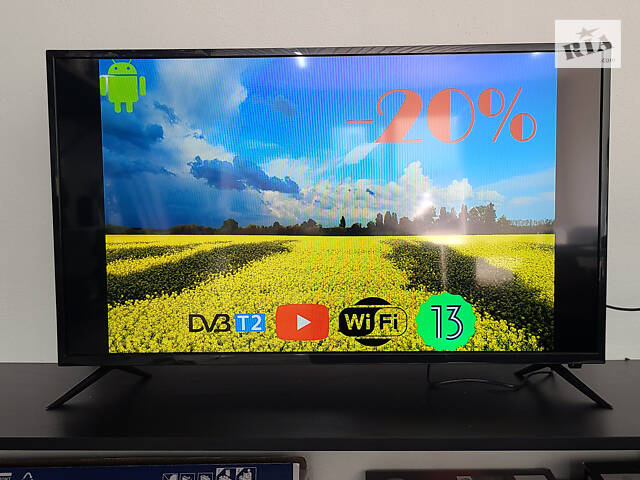 Телевизор Smart TV Android 13 | LED 42 дюйма Wi-Fi