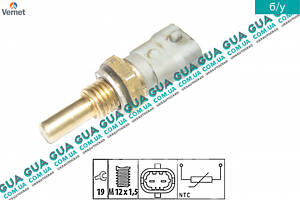 Температурный датчик охлаждающей жидкости ( Датчик температуры жидкости ) WS2598 Citroen / СИТРОЭН JUMPER II 2002-2006