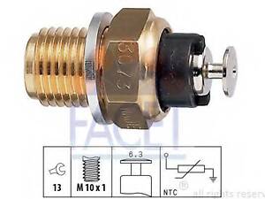 Температурный датчик охлаждающей жидкости FACET 73073 на VW SCIROCCO (53B)