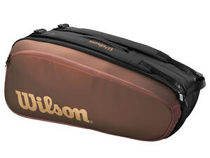Теннисная сумка Willson SUPER TOUR PRO STAFF V14 9PK RACKET BAG Коричневый Черный (WR8024501001)