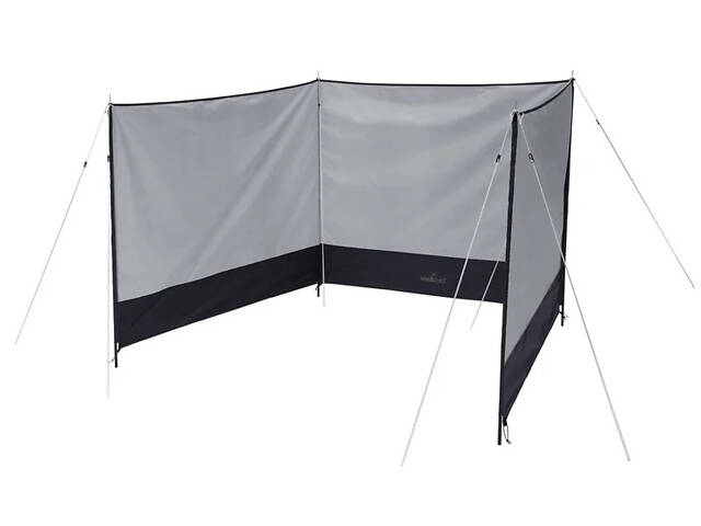 Тент, екран для захисту від вітру та сторонніх очей Rocktrail сірий 5х1.4 м - Фото 3