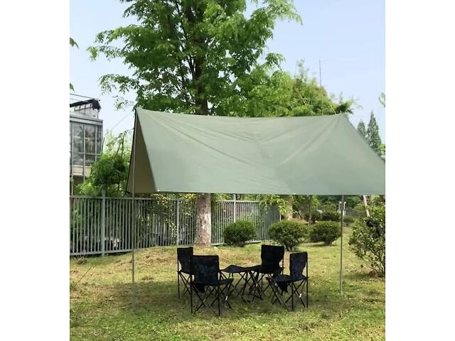 Намет туристичний Bluefield водонепроникний S 3x4 м Темно-зелений (050461) - Фото 5