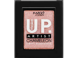 Тіні для повік Maxi Color Make Up Artist Chameleon Cream Eyeshadow 01 - Золота троянда (4823097119426)