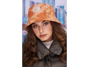 Теплая панама тай-дай (4964-1) Braxton оранжевый 56-59