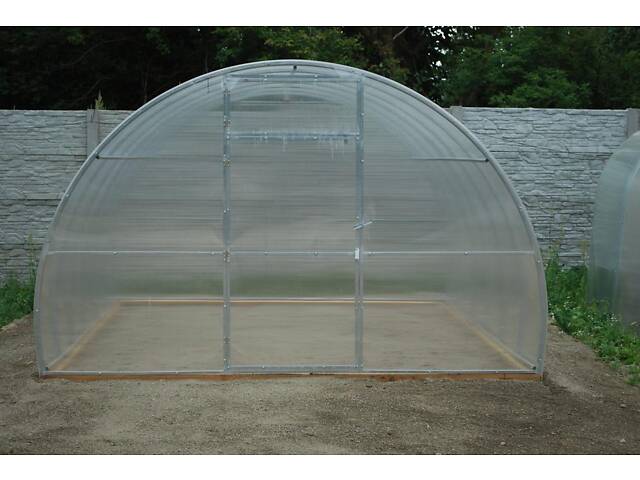 Теплиця «Алістан 20×20» 3×4 з оцинкованої квадратної труби з полікарбонатом 8 мм RIG-TORG - Фото 5