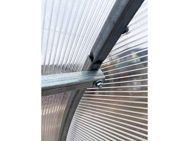 Теплиця «Алмір» 5×10 з оцинкованої квадратної труби з полікарбонатом Soton 6 мм RIG-TORG - Фото 5