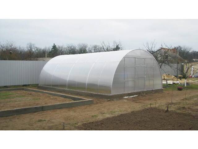 Теплиця «Алмір» 5×10 з оцинкованої квадратної труби з полікарбонатом Soton 6 мм RIG-TORG - Фото 6