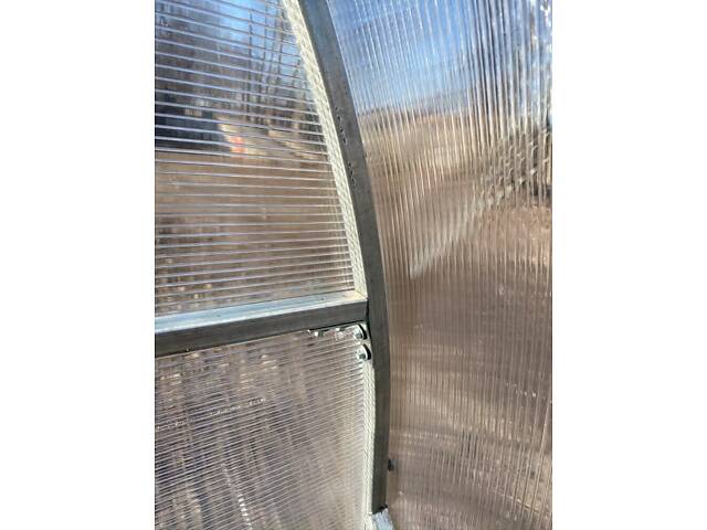 Теплиця «Алмір» 5×10 з оцинкованої квадратної труби з полікарбонатом Soton 6 мм RIG-TORG - Фото 3