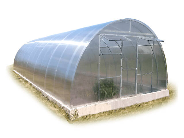 Теплиця «Алмір» 5×10 з оцинкованої квадратної труби з полікарбонатом Soton 6 мм RIG-TORG - Фото 9