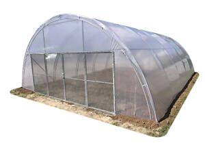 Теплиця «Алмір» 7×12 з оцинкованої квадратної труби з плівкою 150 мкм RIG-TORG