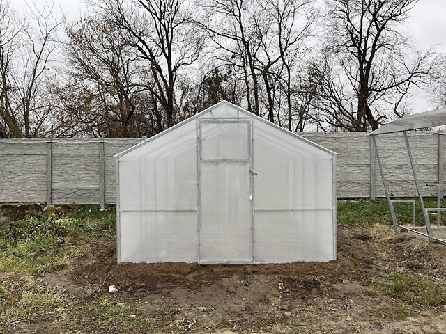 Теплиця «Домик» 2,80×4 з оцинкованої квадратної труби з полікарбонатом 4 мм RIG-TORG - Фото 8